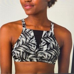 Prana black springtime Regan swim top